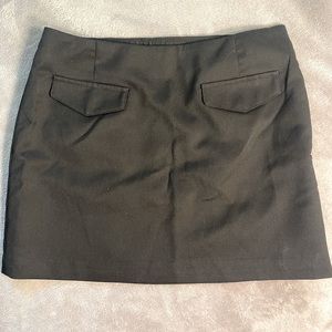 Black miniskirt
